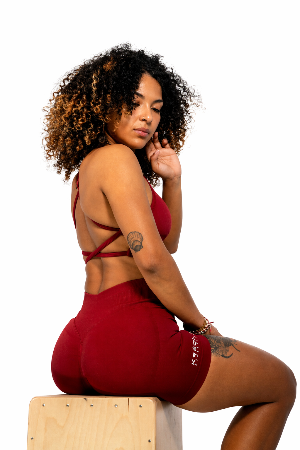 Duo sets sport femme ÉRUPTION brassière short — Kréol Athletic La Réunion 974
